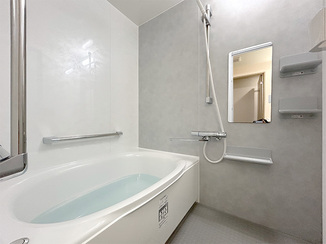 バスルームリフォーム マグネット収納でお掃除ラクラクなバスルーム