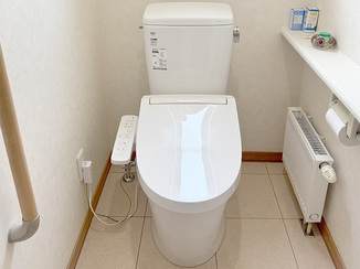 トイレリフォーム お手入れの負担を軽減！便座の着脱がしやすいトイレ