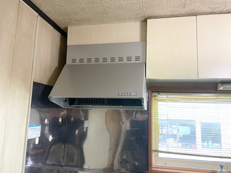 小工事 完成イメージを可視化した納得のレンジフード