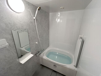 バスルームリフォーム お値打ちにキレイになった、バスルーム＆キッチン