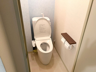 トイレリフォーム 最小限の工事できれいになったトイレ
