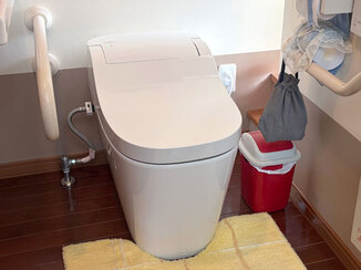トイレリフォーム 綺麗になったタンクレストイレ＆キッチン水栓